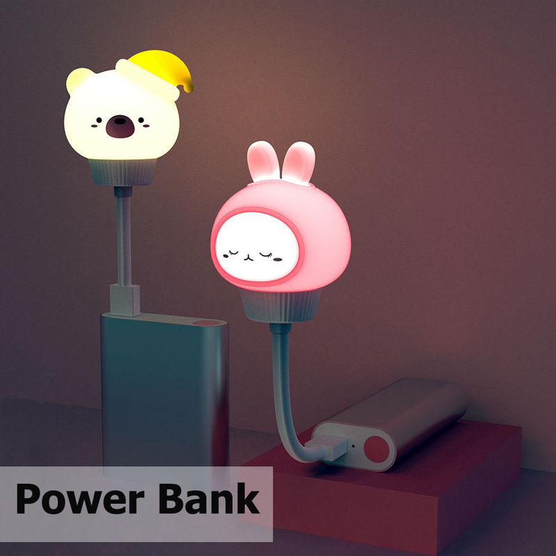 لامپ اسباب بازی سفارشی PVC وینیل ال ای دی روشن کردن اسباب بازی های زیبا کارتون USB چراغ های شب