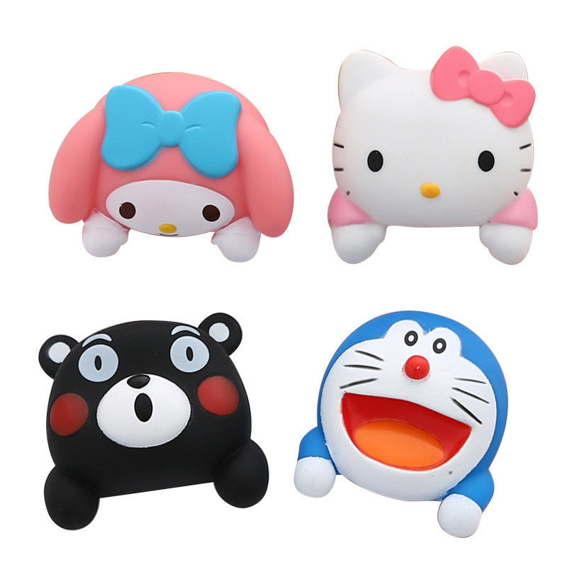 Kt Cat کارتونی Switch Cover Room Decor 3D On-Off Switch Sticker Switch Outlet Wall Sticker آلبوم 3D روی و خاموش کردن سوئیچ