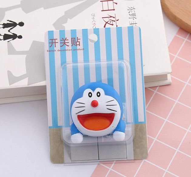 Kt Cat کارتونی Switch Cover Room Decor 3D On-Off Switch Sticker Switch Outlet Wall Sticker آلبوم 3D روی و خاموش کردن سوئیچ