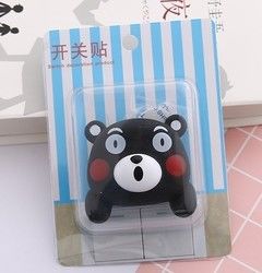 Kt Cat کارتونی Switch Cover Room Decor 3D On-Off Switch Sticker Switch Outlet Wall Sticker آلبوم 3D روی و خاموش کردن سوئیچ