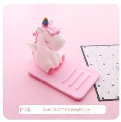 کارتونی سیلیکون تنبل نگهدارنده تلفن همراه تک شاخه ماشین دسکتاپ چند وظیفوی تنظیم پذیر براکت ضد لغز