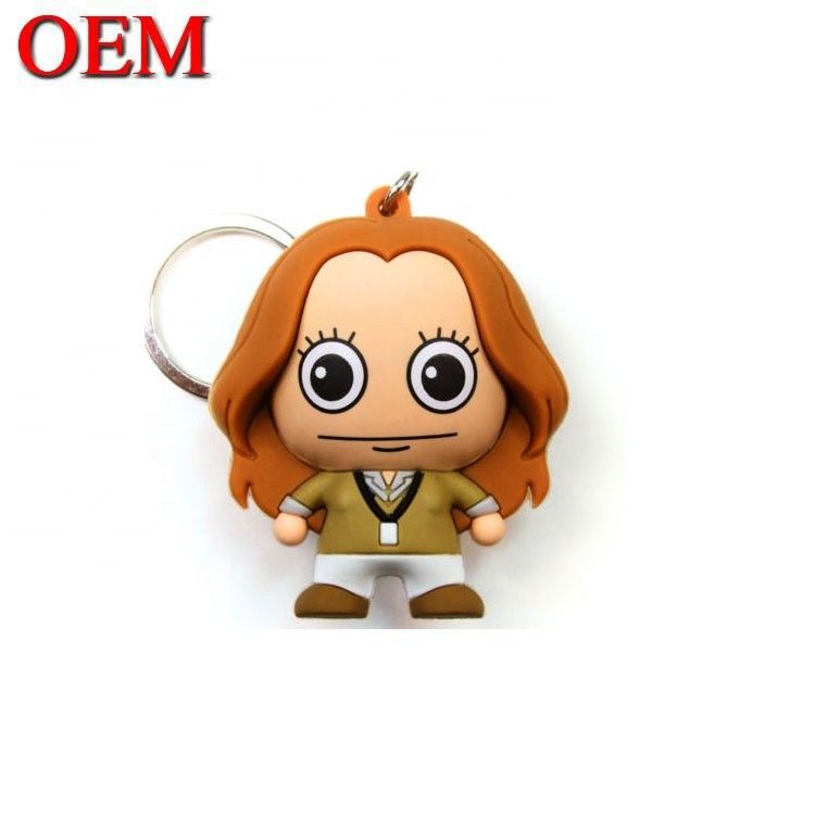 لوگو OEM کلیدواژه نرم PVC 3D Keychain Keychain حیوانات سفارشی Keychain شخصیت طراحی خود Keychains