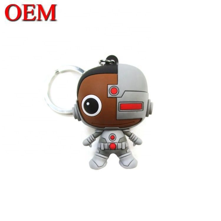 لوگو OEM کلیدواژه نرم PVC 3D Keychain Keychain حیوانات سفارشی Keychain شخصیت طراحی خود Keychains