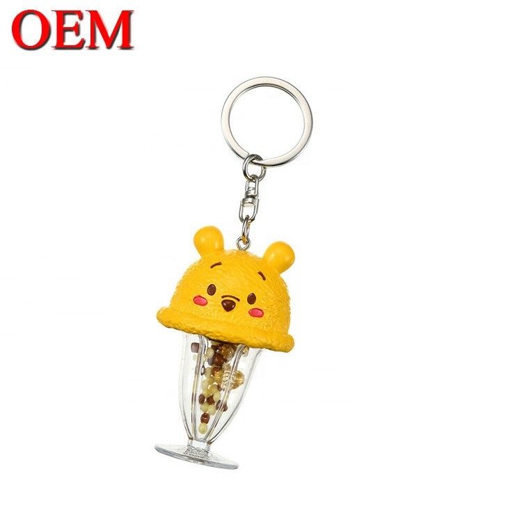 عرضه کننده قطعات PVC سفارشی نگهدارنده کلید سفارشی OEM کارتون اسباب بازی Keychain FAMA Factory
