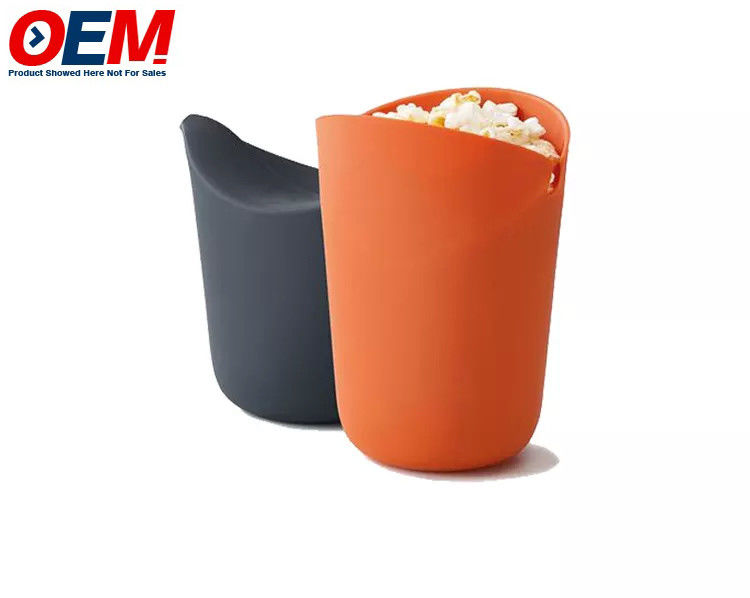 ظرف پاپ کورن پلاستیکی با کیفیت خوب OEM، چاپ سفارشی کارتون، سطل، فنجان با درب برای تبلیغات
