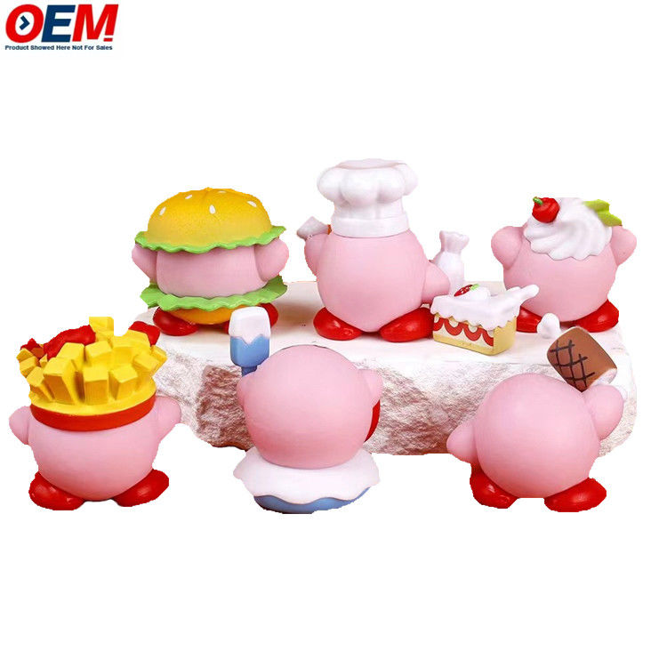اسباب بازی های پلاستیکی سیلیکونی سفارشی شده OEM 3D شخصیت نرم Squishy اسباب بازی کارخانه تولید کنندگان اسباب بازی
