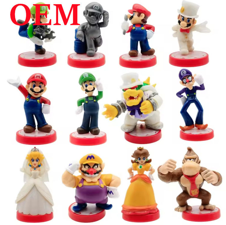 Cartoon Models Wedding Dress Series Action Figure Cake Decoration Anime Figure Toys