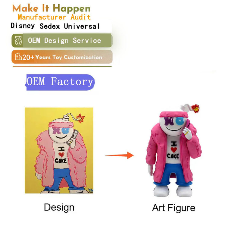 زمان قالب 30-40 روز برای اسباب بازی پلاستیکی سفارشی / اسباب بازی پی وی سی جنسیت: زن و مرد تم: فیلم و تلویزیون