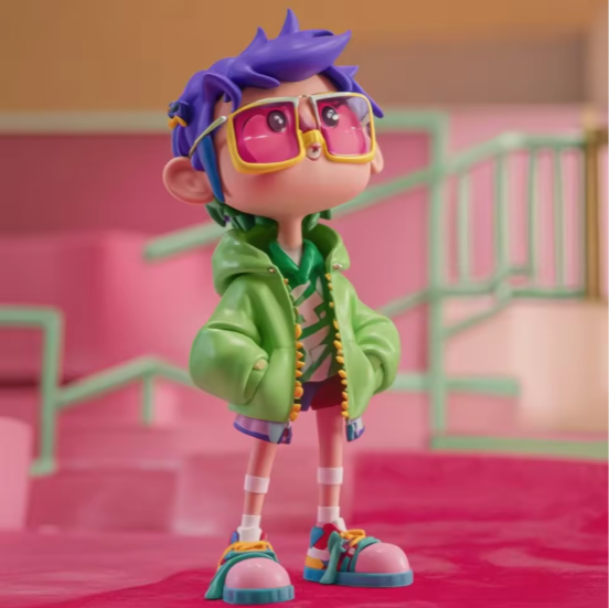 Custom Made Soft PVC 3D Promotional Cute Action Figures Blind Box Toy OEM Manufacture