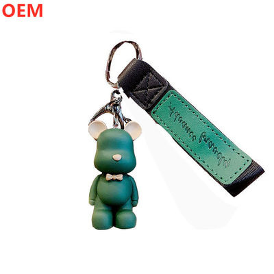 3d سفارشی پلاستکی Keychains کارتونی زیبا OEM کارخانه طراحی کارتونی Keychains پلاستیکی