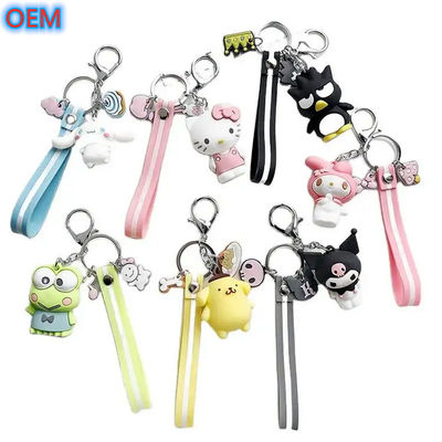 OEM کارخانه سفارشی Keychain کارتون خوشگل سفارشی 3d Keychain پلاستیکی PVC