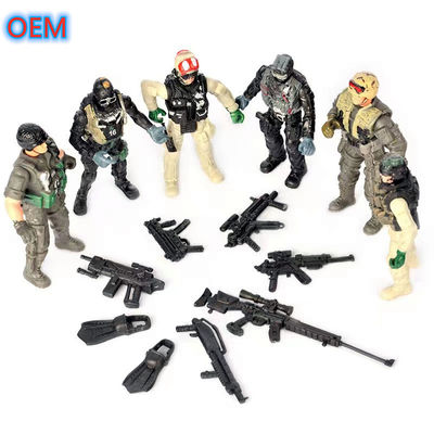OEM 3d جوی اکشن فیگوری اسباب بازی سفارشی پلاستیکی سرباز شخصیت شخصیت نظامی شخصیت