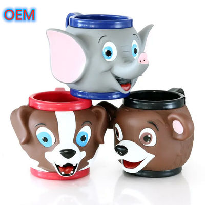جعبه بستنی 3d پلاستیکی کارتون حیوانات OEM طراحی جعبه 3d انیمی