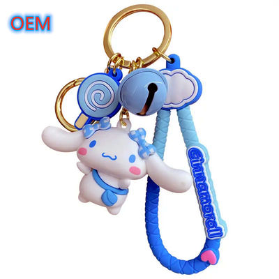 3d سفارشی PVC پلاستیکی Keychain حیوانات انیمیشن OEM طراحی Keychain پلاستیکی زیبا