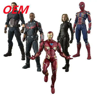 فابریک OEM سفارشی Spiderman Action Figures اسباب بازی سفارشی فیلم مدل شکل PVC