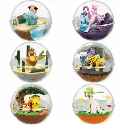 فابريکه سفارشي 3D طراحی جدید بازپرداخت تراريوم Pokeball مجموعه اسباب بازی
