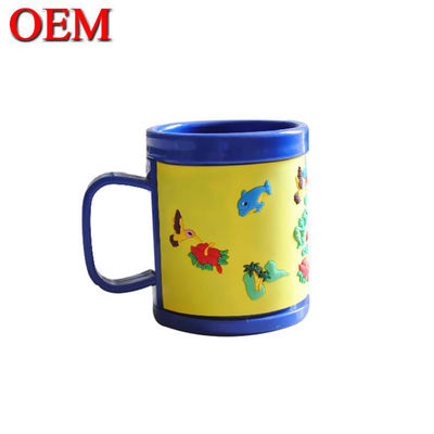 OEM پلاستیکی کارتون خوشگل فنجان / مدل سه بعدی شفاف فنجان پلاستیکی