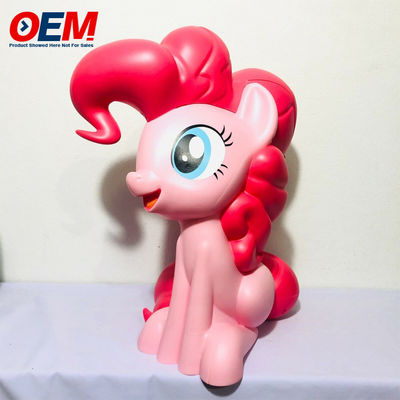 OEM طراحی پلاستیکی 3D کارتونی پاپ کورن سطل / تک شاخه Kawaii پاپ کورن سطل